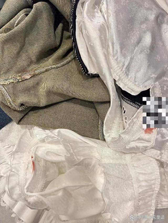 试穿4条裤子留下血渍试穿裤子时留下血渍可能是由于意外摩擦或伤口导致的。面对这种情况，可以采取以下措施